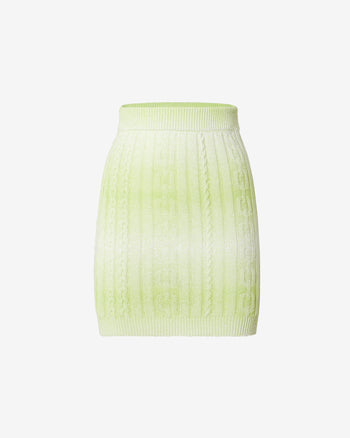 Gcds Braids Mini Skirt | Women Skirts Lime | GCDS Spring/Summer 2023